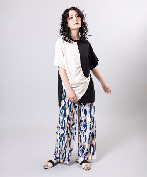 OSMOSIS（オズモーシス）の「プリントパンツ（その他パンツ・レディース・カーキ/ブルー/ブラック・ONE SIZE）」の10枚目の写真