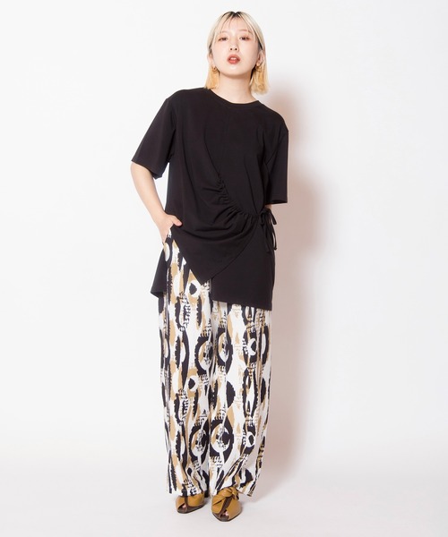 OSMOSIS（オズモーシス）の「プリントパンツ（その他パンツ・レディース・カーキ/ブルー/ブラック・ONE SIZE）」の15枚目の写真