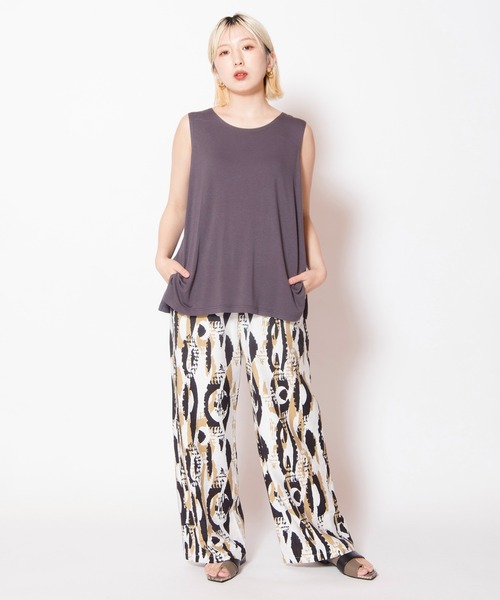 OSMOSIS（オズモーシス）の「プリントパンツ（その他パンツ・レディース・カーキ/ブルー/ブラック・ONE SIZE）」の20枚目の写真