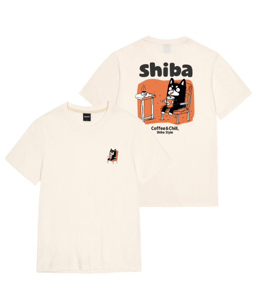 OKSTAR（オクスター）の「コーヒーハウスバンパルティ（Tシャツ/カットソー・レディース・ネイビー/ライトグレー/グレー/ライトベージュ/ブラック/ホワイト/クリーム/ダークグレー/ダークグリーン/カーキ/ダークブルー・SMALL/MEDIUM/LARGE/X-LARGE/2XL/3XL/4XL）」の19枚目の写真