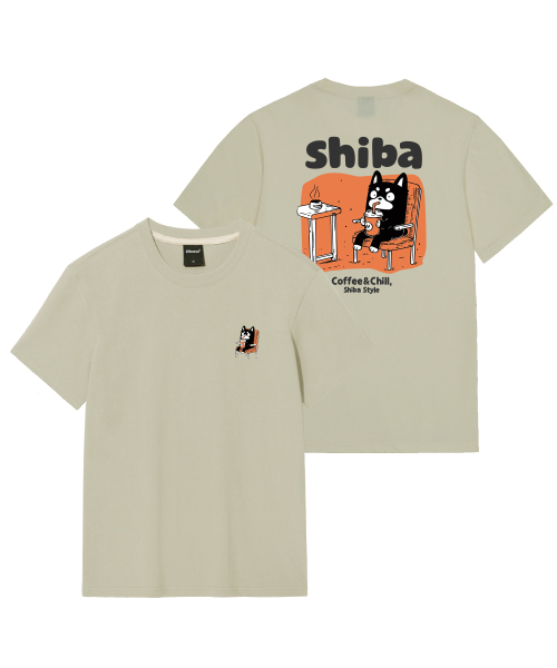 OKSTAR（オクスター）の「コーヒーハウスバンパルティ（Tシャツ/カットソー・レディース・ネイビー/ライトグレー/グレー/ライトベージュ/ブラック/ホワイト/クリーム/ダークグレー/ダークグリーン/カーキ/ダークブルー・SMALL/MEDIUM/LARGE/X-LARGE/2XL/3XL/4XL）」の21枚目の写真