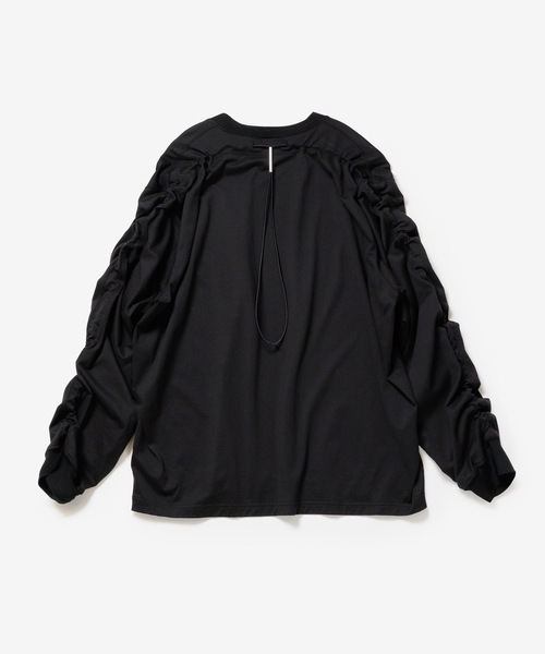 VEIN (ヴェイン)の「100/3 スエードジャージー ヴェゼル L/S TEE / 100/3 SUEDE JERSEY VESSEL L/S TEE(Tシャツ/カットソー・メンズ・ブラック/ホワイト/ライトブラウン・1/2/3)」の6枚目の写真