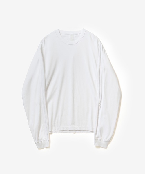 VEIN (ヴェイン)の「100/3 スエードジャージー ヴェゼル L/S TEE / 100/3 SUEDE JERSEY VESSEL L/S TEE(Tシャツ/カットソー・メンズ・ブラック/ホワイト/ライトブラウン・1/2/3)」の7枚目の写真