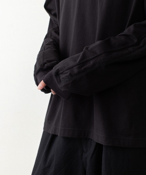 VEIN (ヴェイン)の「100/3 スエードジャージー ヴェゼル L/S TEE / 100/3 SUEDE JERSEY VESSEL L/S TEE(Tシャツ/カットソー・メンズ・ブラック/ホワイト/ライトブラウン・1/2/3)」の17枚目の写真