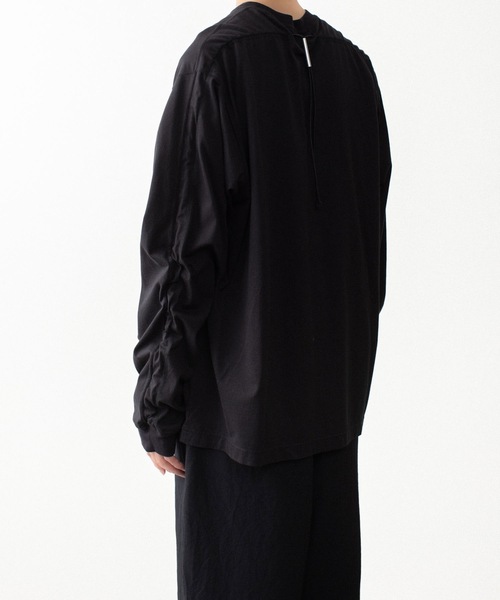 VEIN (ヴェイン)の「100/3 スエードジャージー ヴェゼル L/S TEE / 100/3 SUEDE JERSEY VESSEL L/S TEE(Tシャツ/カットソー・メンズ・ブラック/ホワイト/ライトブラウン・1/2/3)」の16枚目の写真