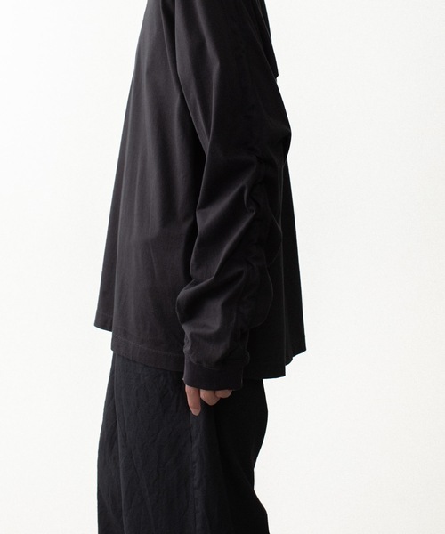 VEIN (ヴェイン)の「100/3 スエードジャージー ヴェゼル L/S TEE / 100/3 SUEDE JERSEY VESSEL L/S TEE(Tシャツ/カットソー・メンズ・ブラック/ホワイト/ライトブラウン・1/2/3)」の15枚目の写真