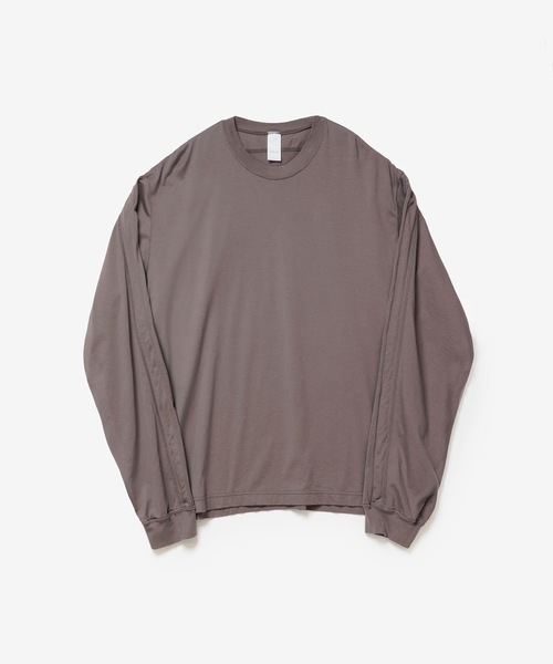 VEIN (ヴェイン)の「100/3 スエードジャージー ヴェゼル L/S TEE / 100/3 SUEDE JERSEY VESSEL L/S TEE(Tシャツ/カットソー・メンズ・ブラック/ホワイト/ライトブラウン・1/2/3)」の13枚目の写真