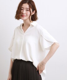 grove | 【洗濯機◎】さらっと着映える、バックデザインブラウス(シャツ/ブラウス)