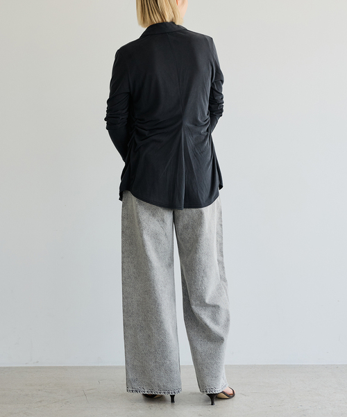IENA LA BOUCLE(イエナラブークル)の「IENA LA BOUCLE ストレートスリムフィットワイドデニム(デニムパンツ・レディース・グレー/ブルー・34/36/38/40)」の20枚目の写真