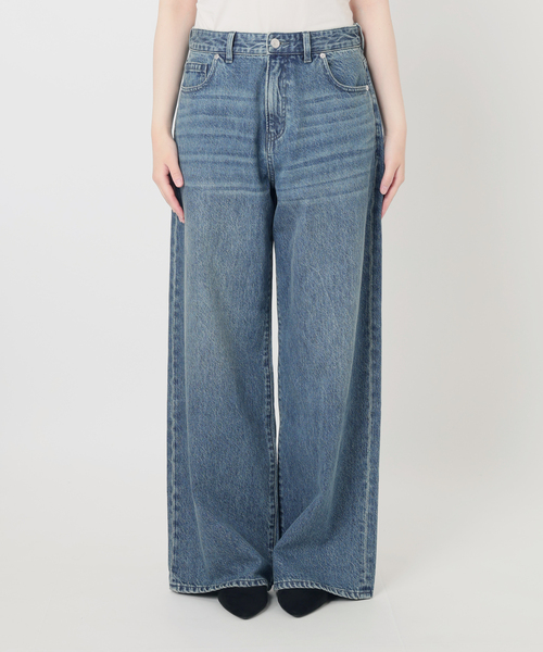 IENA LA BOUCLE（イエナラブークル）の「IENA LA BOUCLE ストレートスリムフィットワイドデニム（デニムパンツ・レディース・グレー/ブルー・34/36/38/40）」の19枚目の写真