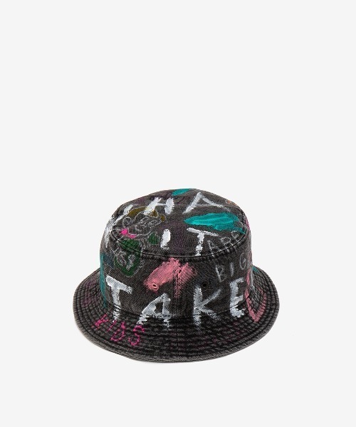 ROYAL FLASH(ロイヤルフラッシュ)の「guernika/ゲルニカ/HAND PAINTED HAT/Denim(ハット・メンズ・インディゴブルー/ブラック・LARGE/MEDIUM)」の2枚目の写真