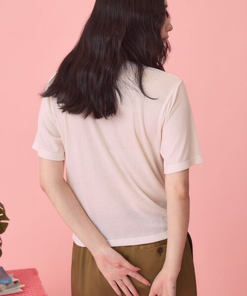 PENNEYS(ぺニーズ)の「【PENNEY'S】配色タンクトップ+Tシャツ(Tシャツ/カットソー・レディース・ネイビー/アイボリー/ピンク・FREE)」の10枚目の写真