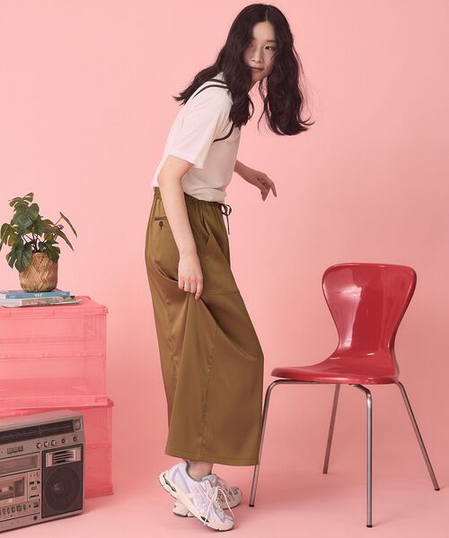 PENNEYS(ぺニーズ)の「【PENNEY'S】配色タンクトップ+Tシャツ(Tシャツ/カットソー・レディース・ネイビー/アイボリー/ピンク・FREE)」の14枚目の写真