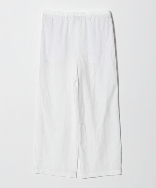 UNITED ARROWS（ユナイテッドアローズ）の「リネン イージーパンツ WHITE ‐ウォッシャブル‐（その他パンツ・レディース・ホワイト・38/36）」の2枚目の写真
