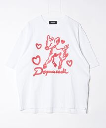 DSQUARED2（ディースクエアード）の「Loose Fit Tee D2 Graphics Print/0262（Tシャツ/カットソー）」