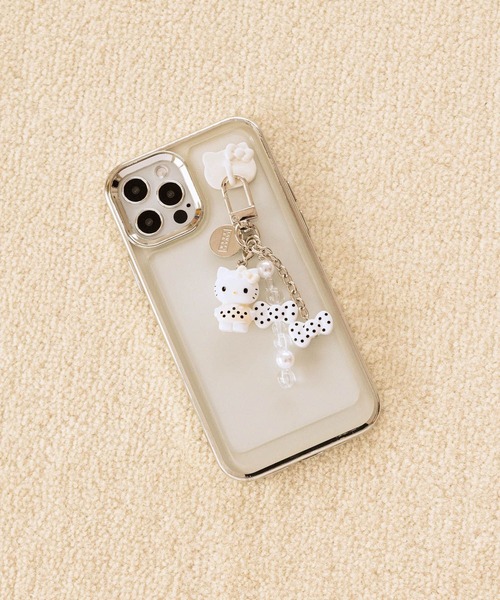 LOWRYS FARM(ローリーズファーム)の「【HELLO KITTY】DOTminiキーチャーム 684182 /GOODS(キーホルダー・レディース・ホワイト/レッド/ブラック/ブラウン・FREE)」の2枚目の写真