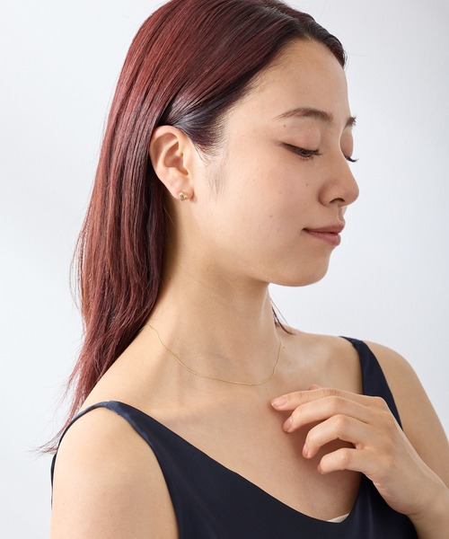 CALIN　STANDARD（カリンスタンダード）の「◆金属アレルギー対応◆◆made in japan◆【高品質ポスト】　ワイドプレーン　ジルコニアセラミックポストピアス（ピアス（両耳用）・レディース・ゴールド/シルバー/ピンクゴールド・FREE）」の14枚目の写真