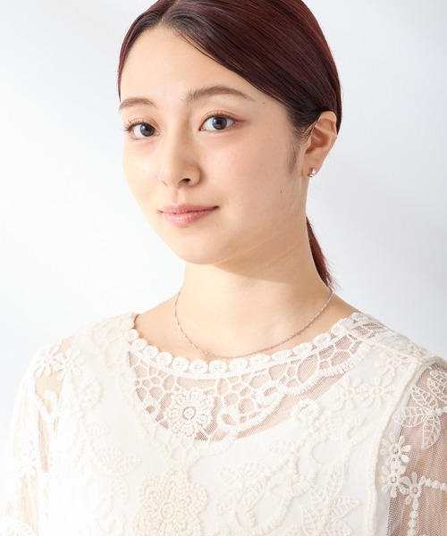 CALIN　STANDARD（カリンスタンダード）の「◆金属アレルギー対応◆◆made in japan◆【高品質ポスト】　ワイドプレーン　ジルコニアセラミックポストピアス（ピアス（両耳用）・レディース・ゴールド/シルバー/ピンクゴールド・FREE）」の7枚目の写真