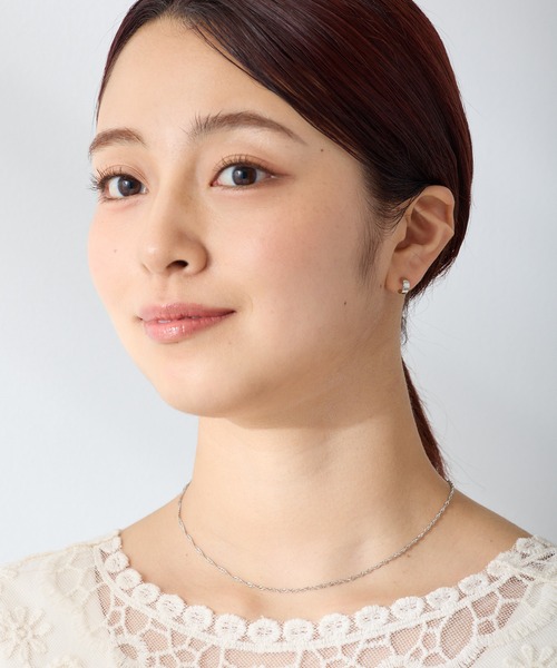 CALIN　STANDARD（カリンスタンダード）の「◆金属アレルギー対応◆◆made in japan◆【高品質ポスト】　ワイドプレーン　ジルコニアセラミックポストピアス（ピアス（両耳用）・レディース・ゴールド/シルバー/ピンクゴールド・FREE）」の6枚目の写真