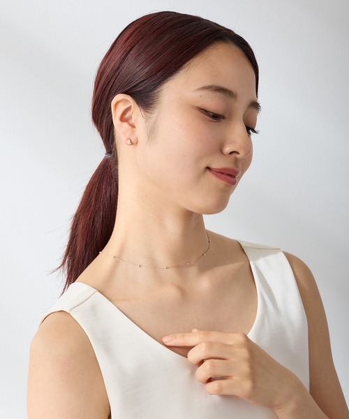CALIN　STANDARD（カリンスタンダード）の「◆金属アレルギー対応◆◆made in japan◆【高品質ポスト】　ワイドプレーン　ジルコニアセラミックポストピアス（ピアス（両耳用）・レディース・ゴールド/シルバー/ピンクゴールド・FREE）」の17枚目の写真