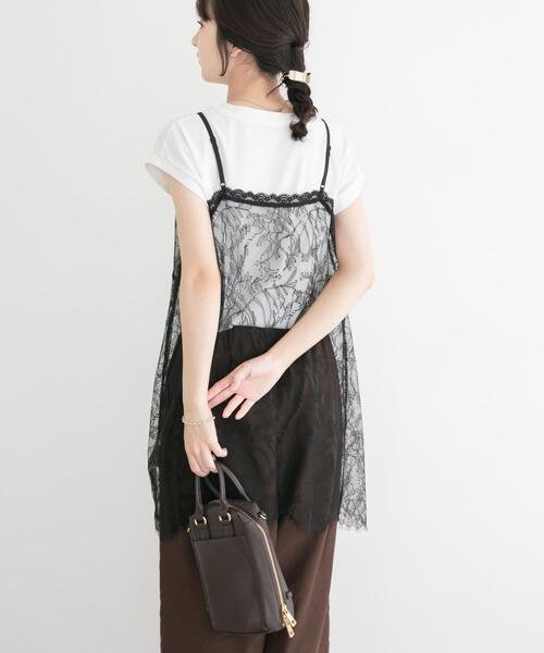 ITEMS URBANRESEARCH(アイテムズ アーバンリサーチ)の「レースキャミソール(キャミソール・レディース・ホワイト/ブラック・FREE)」の12枚目の写真