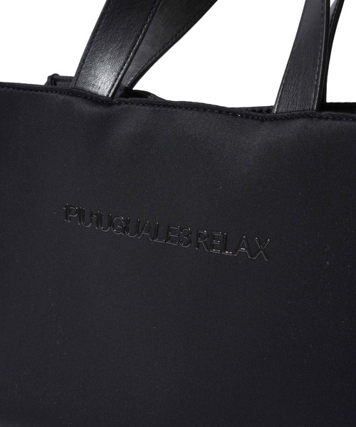 1PIU1UGUALE3  RELAX （ウノピゥウノウグァーレトレ リラックス）の「【1PIU1UGUALE3 RELAX】NEOPRENE MINI BAG（トートバッグ・メンズ・ブラック・FREE）」の8枚目の写真