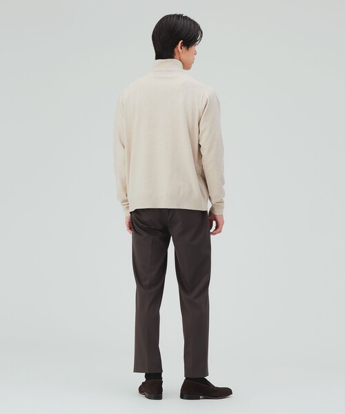 BEAMS HEART(ビームスハート)の「タートルネック ニット(ニット/セーター・メンズ・ナチュラル/ブラック・X-LARGE/LARGE/MEDIUM/SMALL)」の6枚目の写真