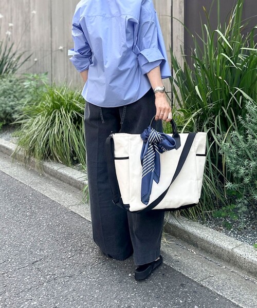 NOLLEY’S(ノーリーズ)の「【nolnol/ノルノル】 2WAYキャンバストートバッグ(トートバッグ・レディース・ホワイト系その他2・FREE)」の13枚目の写真