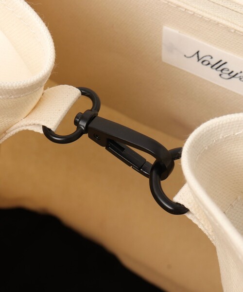NOLLEY’S(ノーリーズ)の「【nolnol/ノルノル】 2WAYキャンバストートバッグ(トートバッグ・レディース・ホワイト系その他2・FREE)」の4枚目の写真