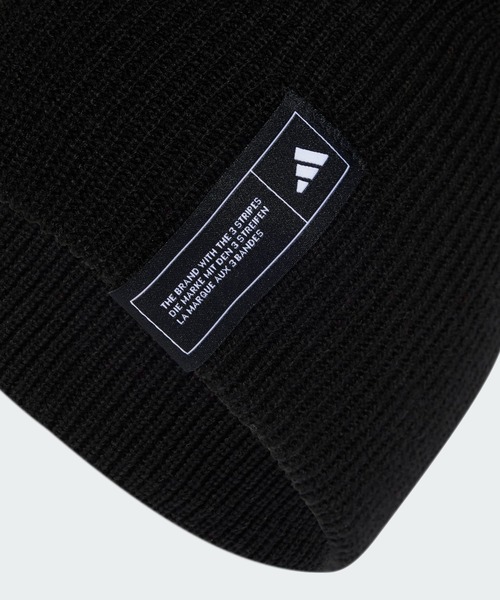 adidas(アディダス)の「エッセンシャルズ ビーニー / アディダス adidas(ニットキャップ/ビーニー・メンズ・ブラック・LARGE/SMALL)」の3枚目の写真