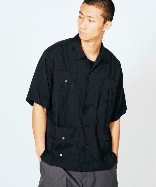 68&brothers(シックスティエイトアンドブラザーズ)の「SUNNY SPORTS / CUBAN SHIRT(シャツ/ブラウス・メンズ・ブラック/ベージュ/グリーン・LARGE/MEDIUM)」の11枚目の写真