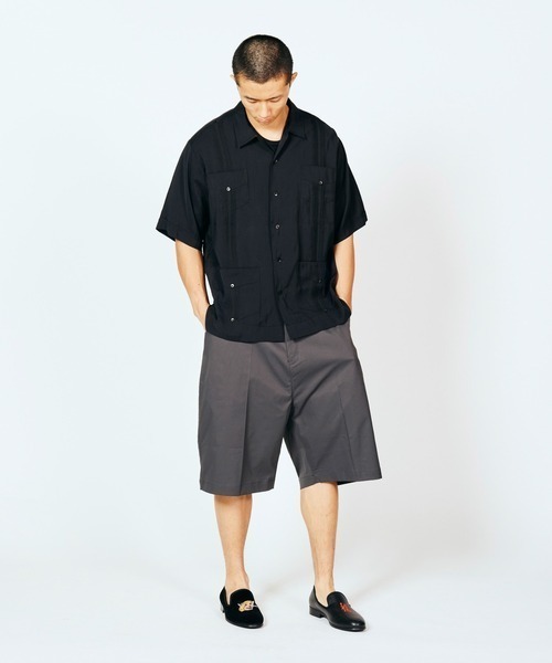 68&brothers(シックスティエイトアンドブラザーズ)の「SUNNY SPORTS / CUBAN SHIRT(シャツ/ブラウス・メンズ・ブラック/ベージュ/グリーン・LARGE/MEDIUM)」の13枚目の写真