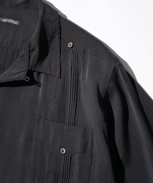 68&brothers(シックスティエイトアンドブラザーズ)の「SUNNY SPORTS / CUBAN SHIRT(シャツ/ブラウス・メンズ・ブラック/ベージュ/グリーン・LARGE/MEDIUM)」の15枚目の写真