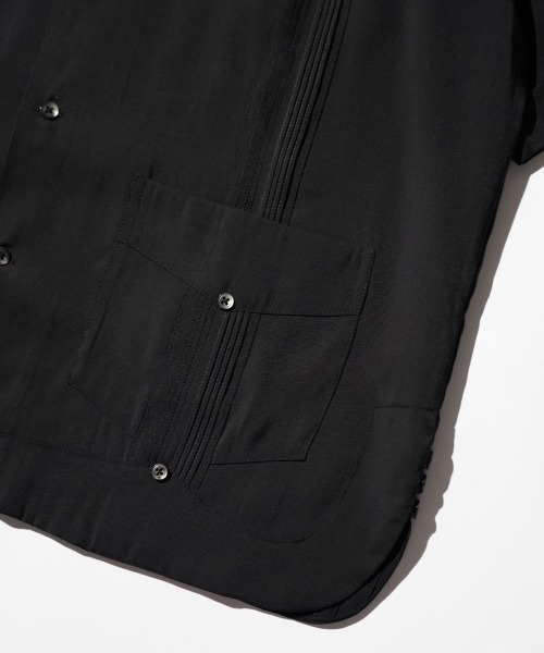 68&brothers(シックスティエイトアンドブラザーズ)の「SUNNY SPORTS / CUBAN SHIRT(シャツ/ブラウス・メンズ・ブラック/ベージュ/グリーン・LARGE/MEDIUM)」の17枚目の写真