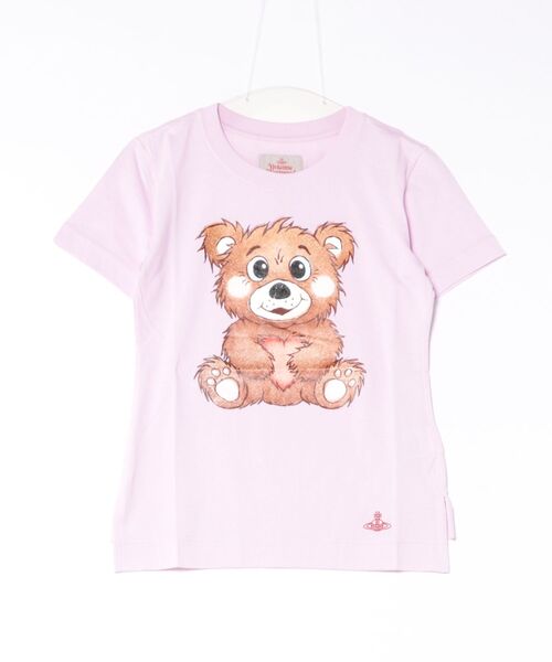 Vivienne Westwood（ヴィヴィアンウエストウッド）の「HALFTONE BEAR CLASSIC T-Shirt（Tシャツ/カットソー・レディース・ブラック/ホワイト/パープル・40/38）」の3枚目の写真