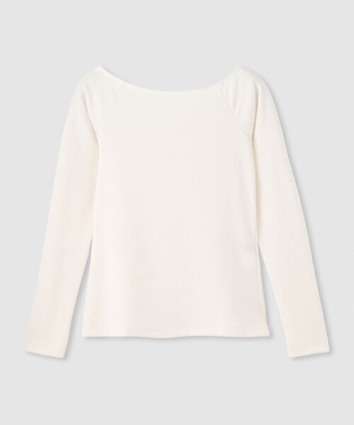 LOULOU WILLOUGHBY(ルルウィルビー)の「マットストレッチリブ2WAYプルオーバー(Tシャツ/カットソー・レディース・アイボリー/カーキ/ブラック・2)」の13枚目の写真