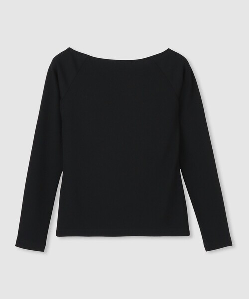 LOULOU WILLOUGHBY(ルルウィルビー)の「マットストレッチリブ2WAYプルオーバー(Tシャツ/カットソー・レディース・アイボリー/カーキ/ブラック・2)」の16枚目の写真