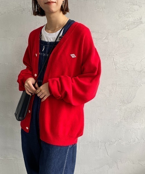 DANTON（ダントン）の「【WEB先行予約】[DANTON/ダントン] Vネックニットカーディガン（カーディガン/ボレロ・レディース・ブラック/レッド・42/40）」の11枚目の写真