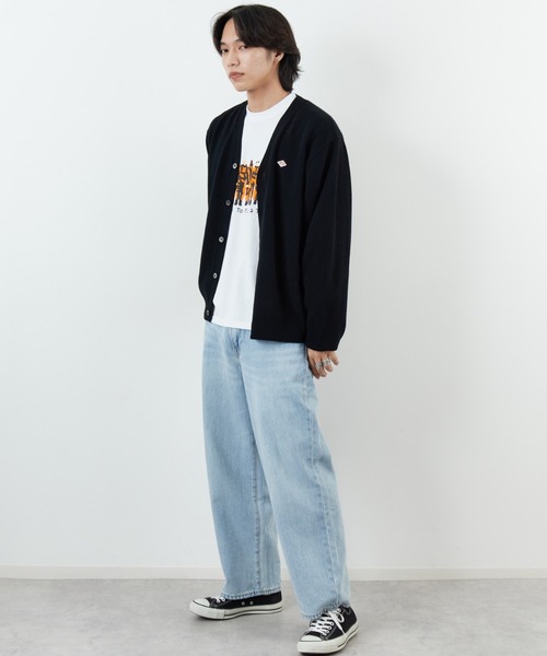 V領針織開襟衫
