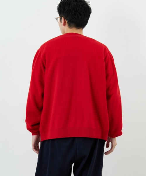DANTON（ダントン）の「【WEB先行予約】[DANTON/ダントン] Vネックニットカーディガン（カーディガン/ボレロ・レディース・ブラック/レッド・42/40）」の19枚目の写真