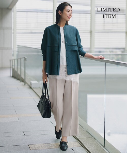 ICB（アイシービー）の「レースレイヤードコンビ Tシャツ（Tシャツ/カットソー・レディース・アイボリー系・X-SMALL/SMALL/MEDIUM）」の3枚目の写真