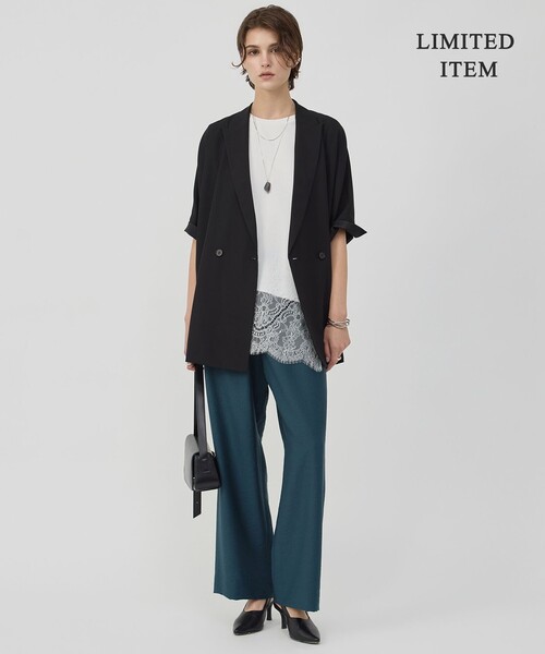 ICB（アイシービー）の「レースレイヤードコンビ Tシャツ（Tシャツ/カットソー・レディース・アイボリー系・X-SMALL/SMALL/MEDIUM）」の7枚目の写真