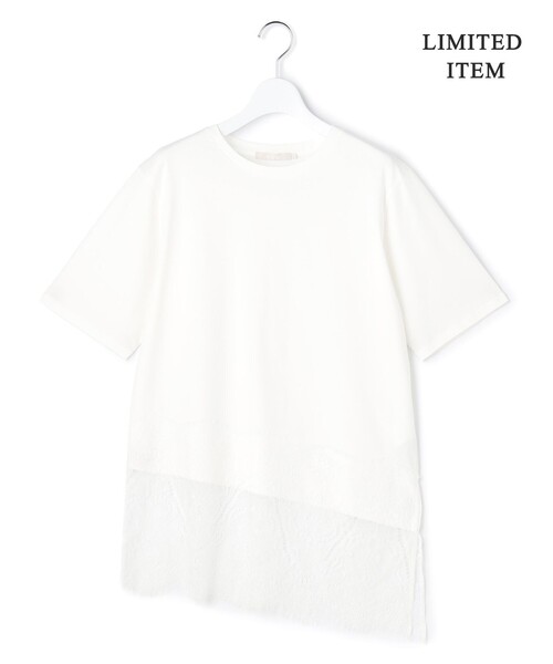 ICB（アイシービー）の「レースレイヤードコンビ Tシャツ（Tシャツ/カットソー・レディース・アイボリー系・X-SMALL/SMALL/MEDIUM）」の8枚目の写真