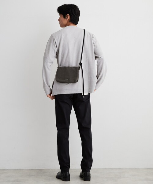 THE SHOP TK (ザ ショップ ティーケー )の「多ポケット コンパクト ショルダーバッグ(ショルダーバッグ・メンズ・ブラック系5/グレー/ブラック・00)」の5枚目の写真