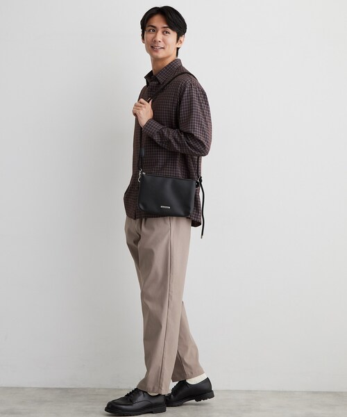 THE SHOP TK (ザ ショップ ティーケー )の「多ポケット コンパクト ショルダーバッグ(ショルダーバッグ・メンズ・ブラック系5/グレー/ブラック・00)」の7枚目の写真