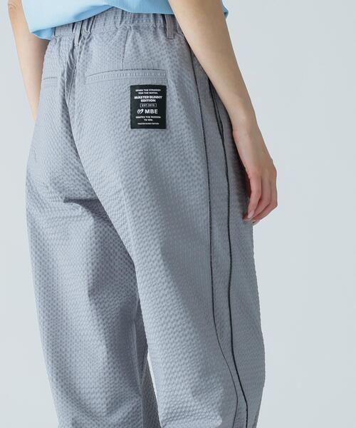 MASTER BUNNY EDITION(マスターバニーエディション)の「【MASTER BUNNY EDITION】ストライプパンツ(その他パンツ・レディース・グレー/ブラック・MEDIUM/LARGE)」の4枚目の写真