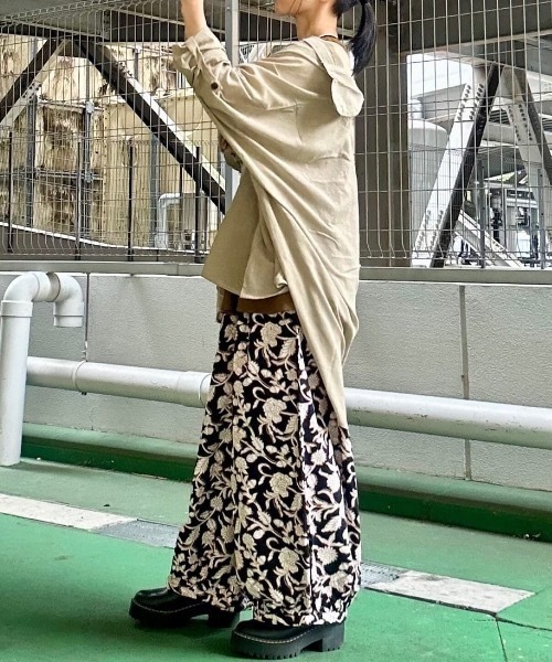 チャイハネ(チャイハネ)の「【チャイハネ】インド綿エスニックプリント バルーンパンツ(その他パンツ・レディース・ネイビー/ブラック/ホワイト/ターコイズブルー/ピンク/レッド・FREE)」の13枚目の写真