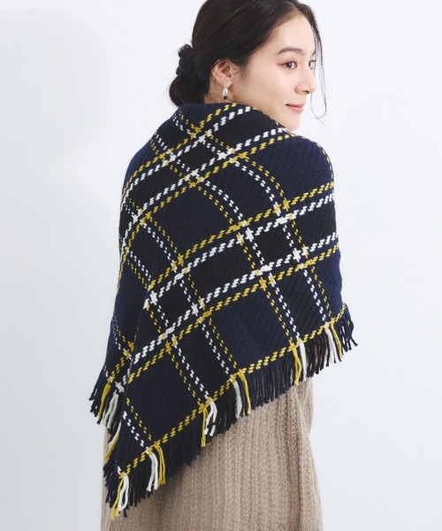 John branigan(ジョンブラニガン)の「BARNYARDSTORM / John Branigan (ジョンブラニガン) / 三角ストール 【「i.style closet」ご紹介アイテム】(ストール/ショール・レディース・ブラウン/ベージュ/ネイビー・FREE)」の17枚目の写真