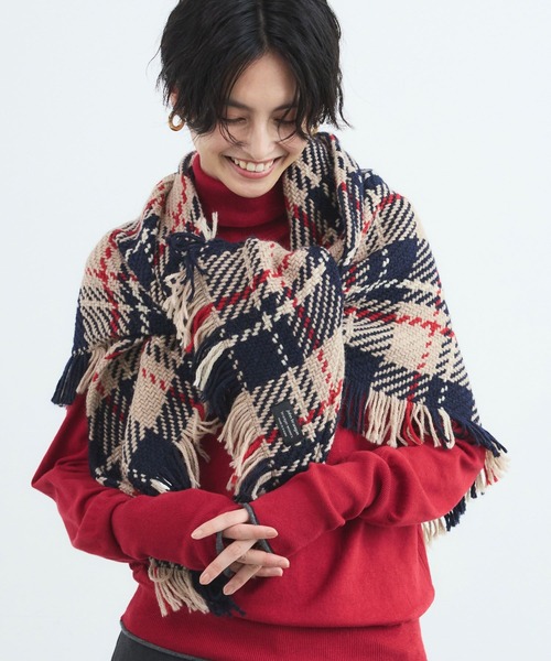 John branigan(ジョンブラニガン)の「BARNYARDSTORM / John Branigan (ジョンブラニガン) / 三角ストール 【「i.style closet」ご紹介アイテム】(ストール/ショール・レディース・ブラウン/ベージュ/ネイビー・FREE)」の18枚目の写真