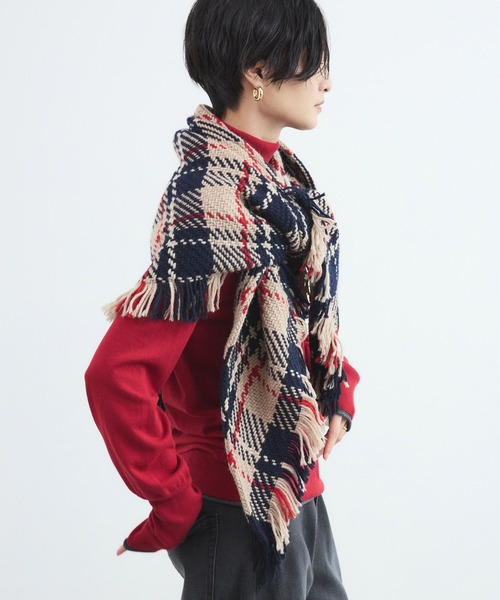 John branigan(ジョンブラニガン)の「BARNYARDSTORM / John Branigan (ジョンブラニガン) / 三角ストール 【「i.style closet」ご紹介アイテム】(ストール/ショール・レディース・ブラウン/ベージュ/ネイビー・FREE)」の19枚目の写真